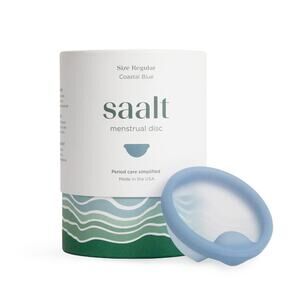 Saalt Menstrual Disc – Regular Size 12-Hour Wear Reusable Medical-Grade Silicone